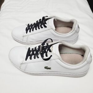 Lacoste White Sneakers Shoes US Size 7
